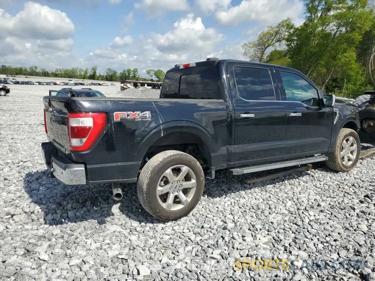 3 Photograph of a damaged car 1FTFW1E59MFB15184 FORD F-150 2021