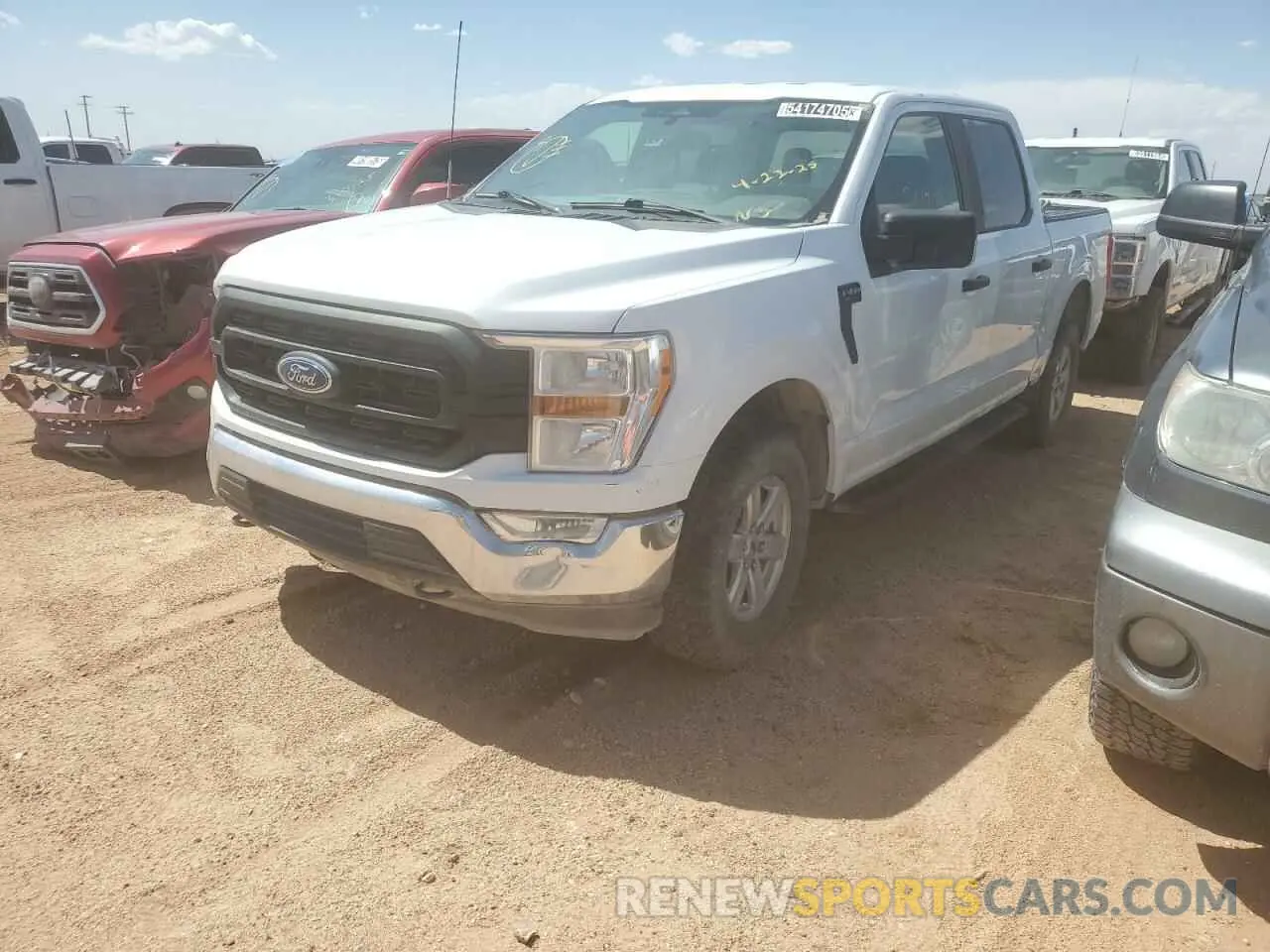 1 Photograph of a damaged car 1FTFW1E59MKE47732 FORD F-150 2021