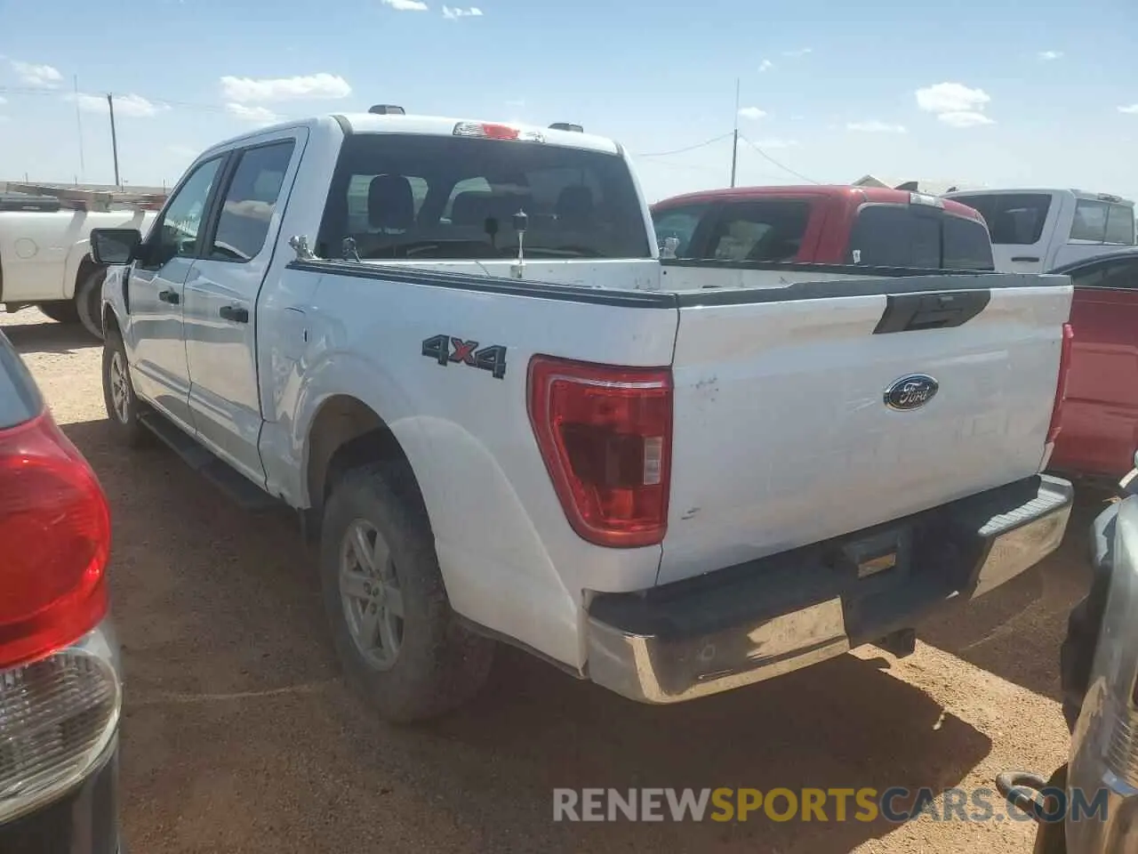 2 Photograph of a damaged car 1FTFW1E59MKE47732 FORD F-150 2021