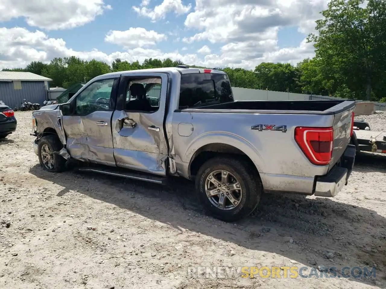 2 Photograph of a damaged car 1FTFW1E80MFA39963 FORD F-150 2021