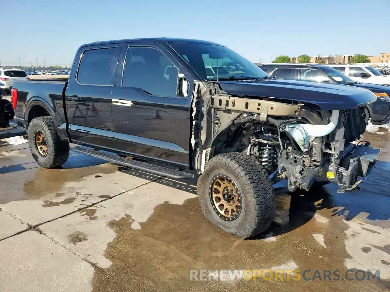 4 Photograph of a damaged car 1FTFW1E80MFA50493 FORD F-150 2021