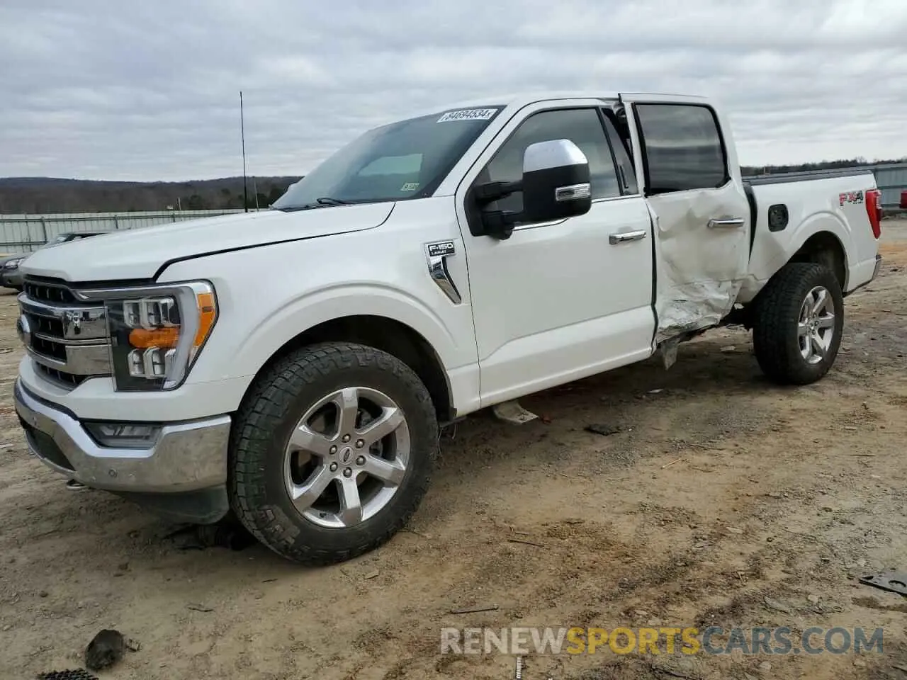 1 Photograph of a damaged car 1FTFW1E80MFC20321 FORD F-150 2021
