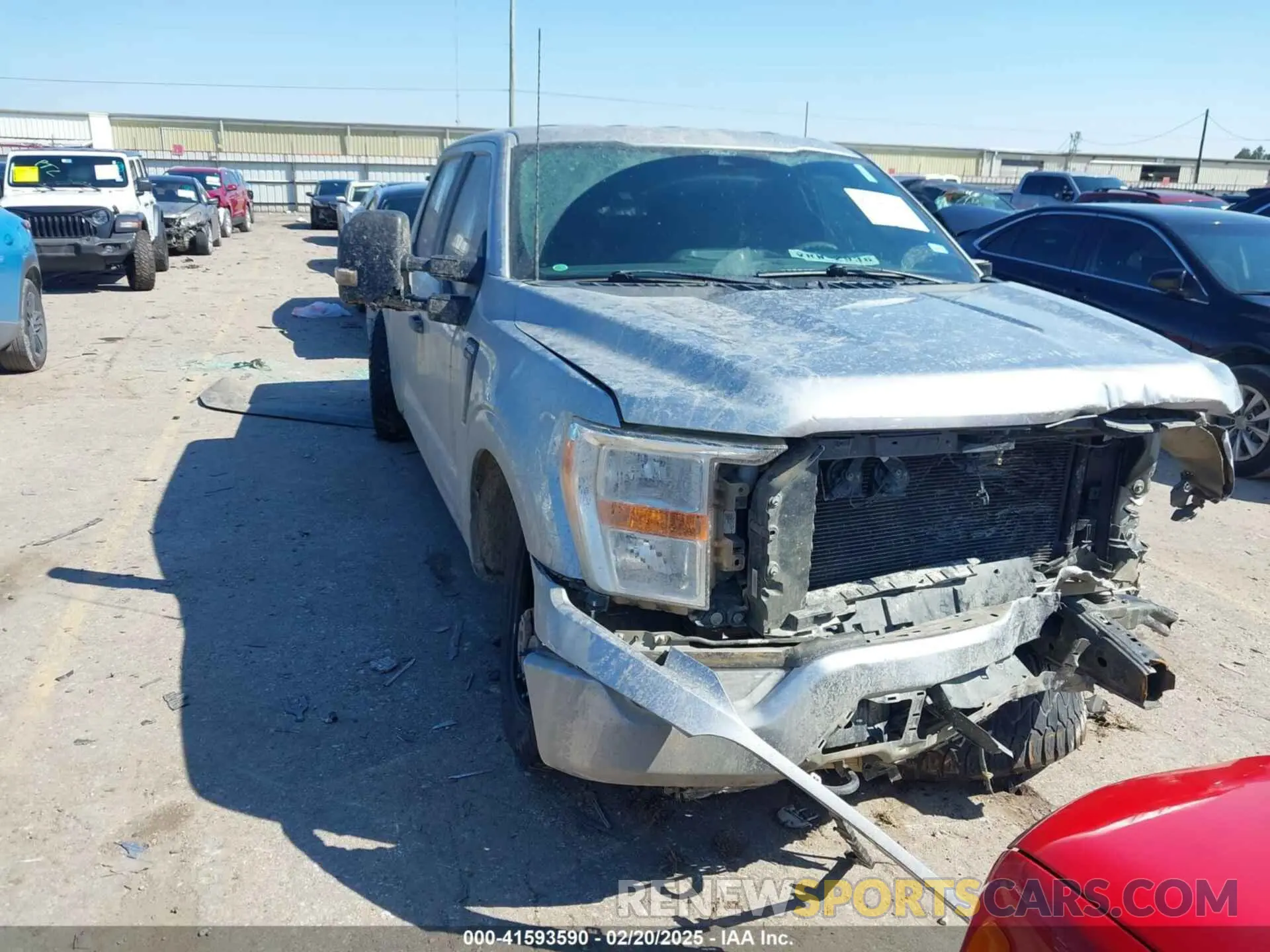 1 Photograph of a damaged car 1FTFW1E80MFC41315 FORD F-150 2021