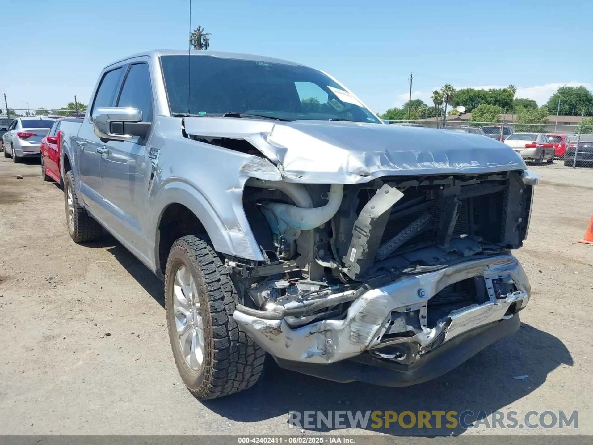 1 Photograph of a damaged car 1FTFW1E81MFA28258 FORD F-150 2021