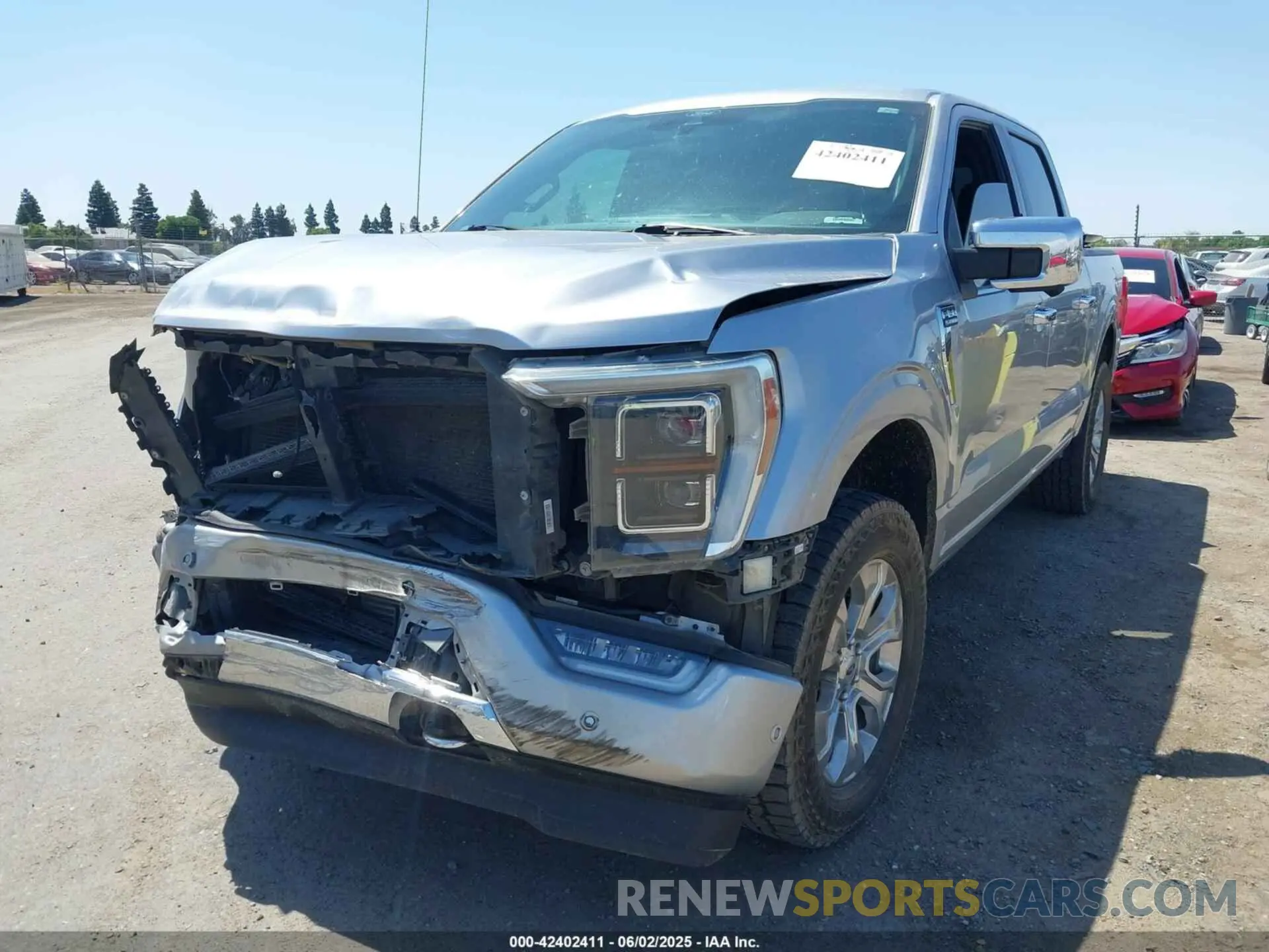 2 Photograph of a damaged car 1FTFW1E81MFA28258 FORD F-150 2021
