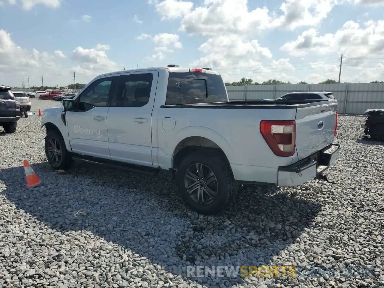 2 Photograph of a damaged car 1FTFW1E81MKD72423 FORD F-150 2021