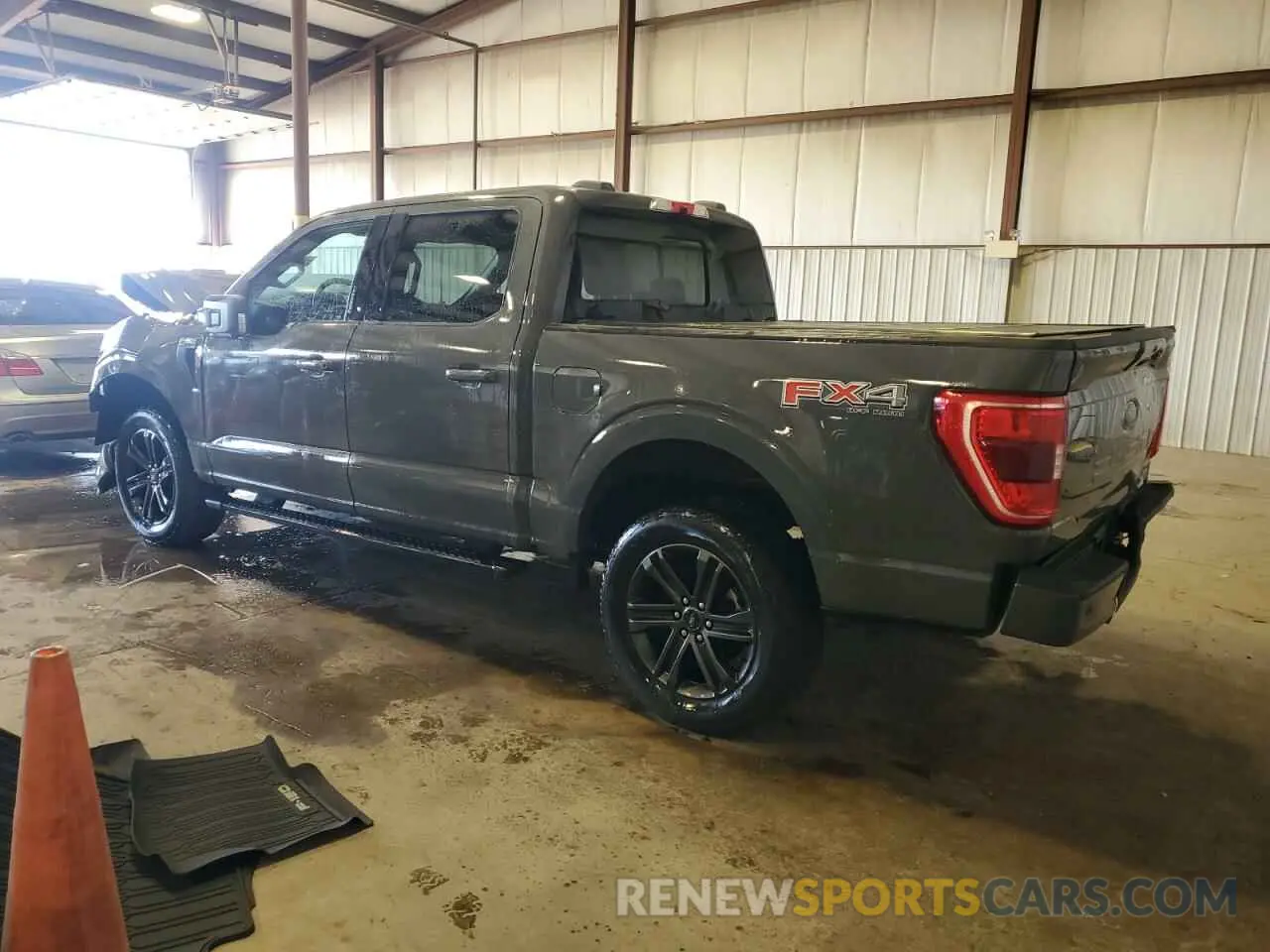 2 Photograph of a damaged car 1FTFW1E82MFD08321 FORD F-150 2021