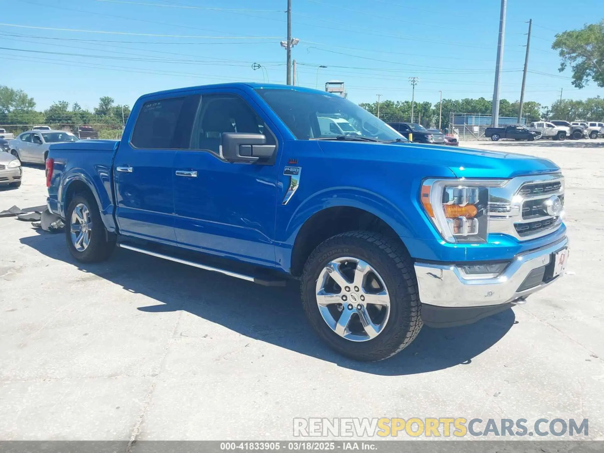 1 Photograph of a damaged car 1FTFW1E83MFA36636 FORD F-150 2021