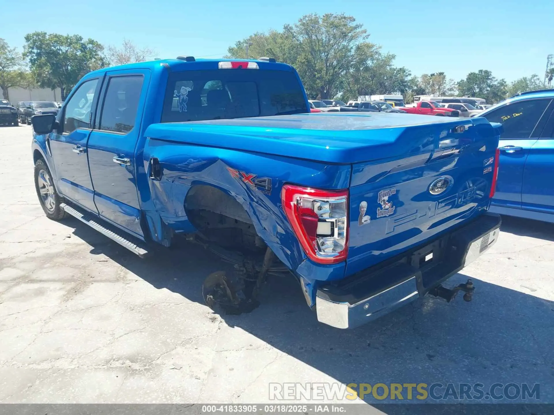 3 Photograph of a damaged car 1FTFW1E83MFA36636 FORD F-150 2021