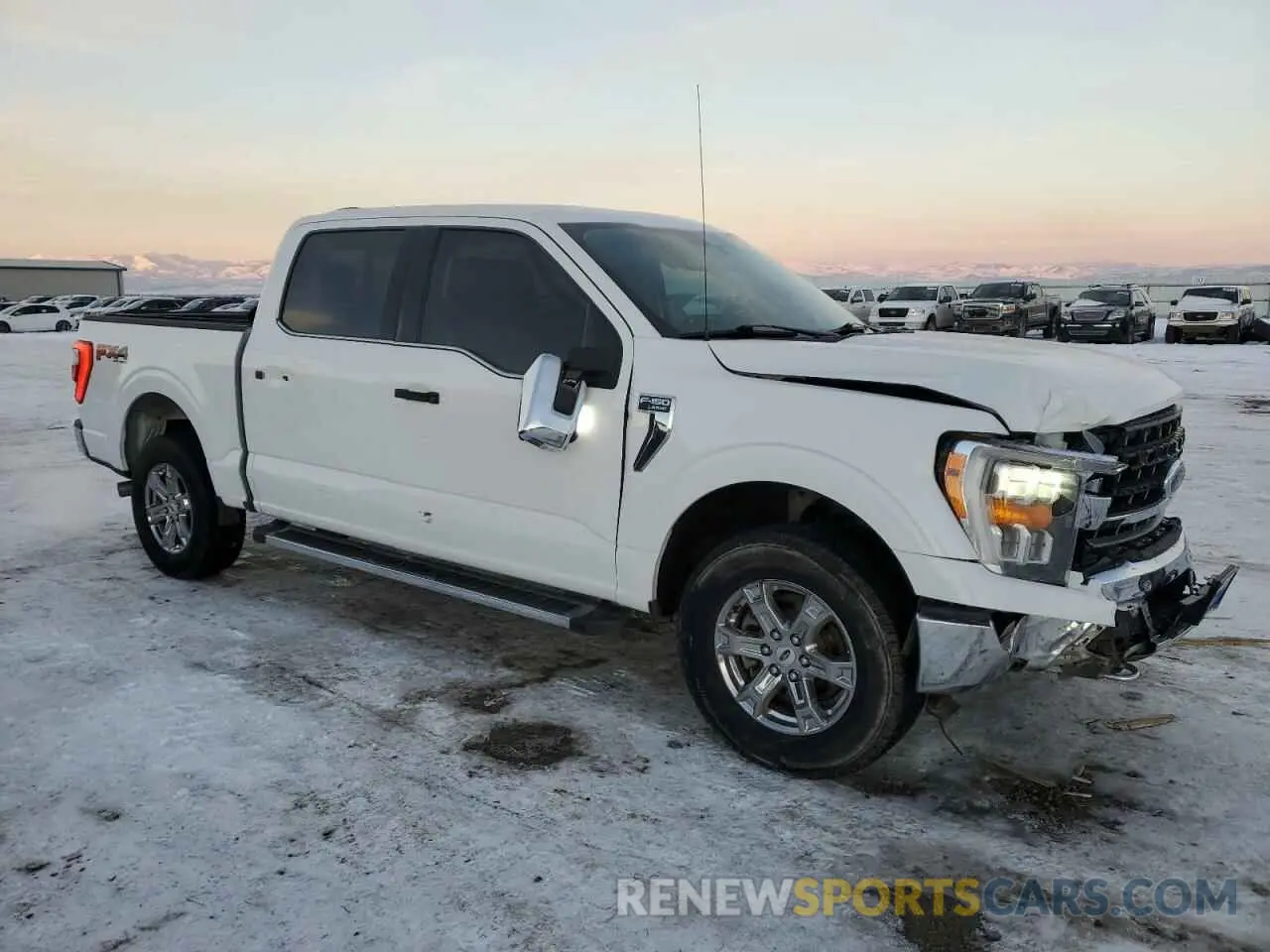 4 Photograph of a damaged car 1FTFW1E83MFA54098 FORD F-150 2021