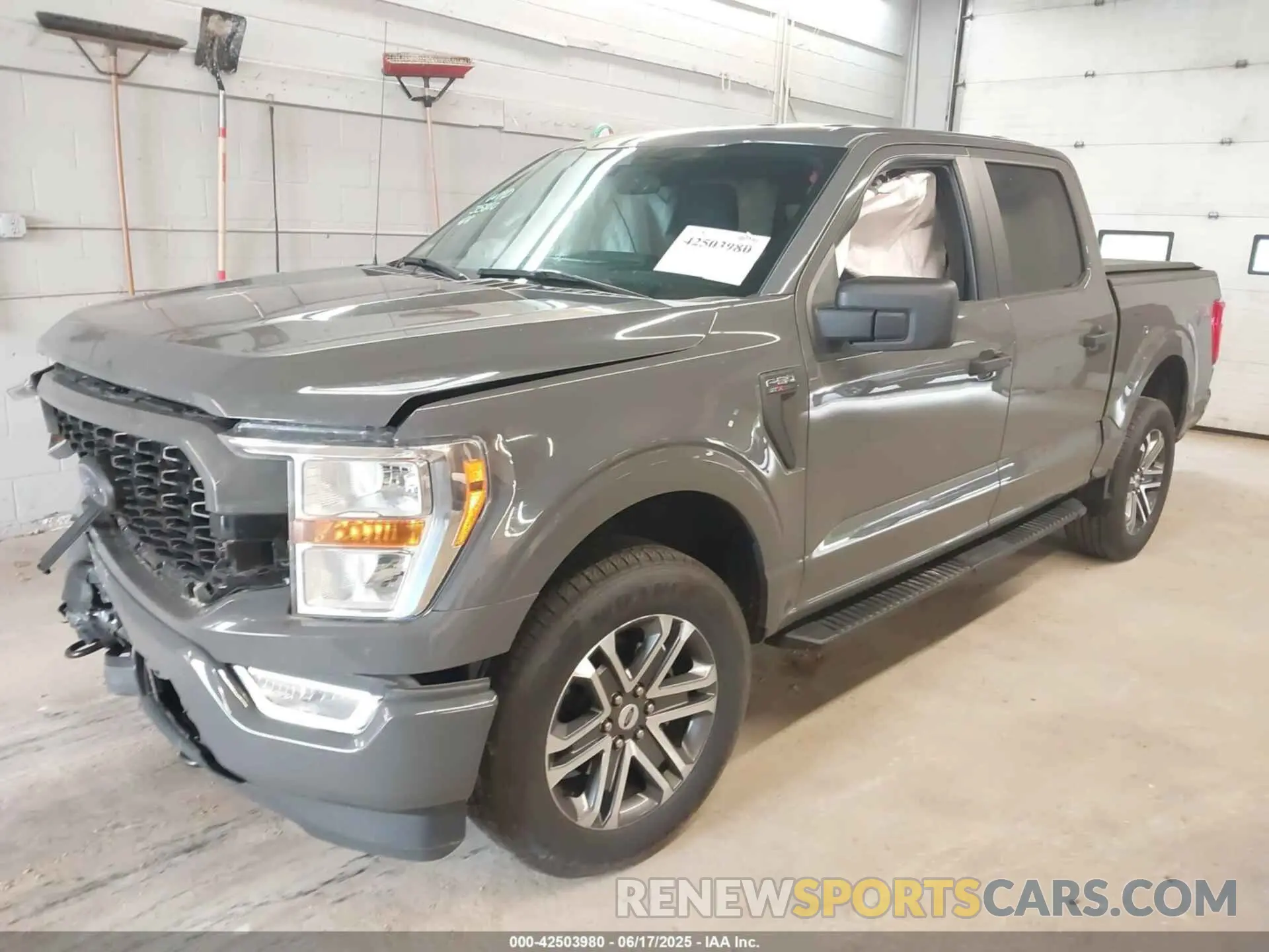 2 Photograph of a damaged car 1FTFW1E83MFB59580 FORD F-150 2021