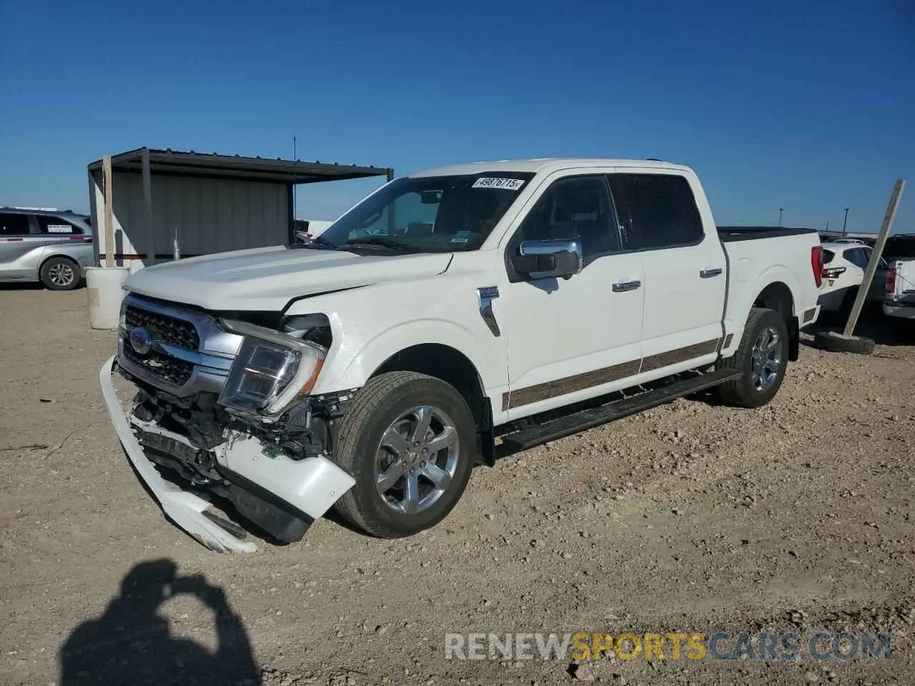 1 Photograph of a damaged car 1FTFW1E83MFB81661 FORD F-150 2021