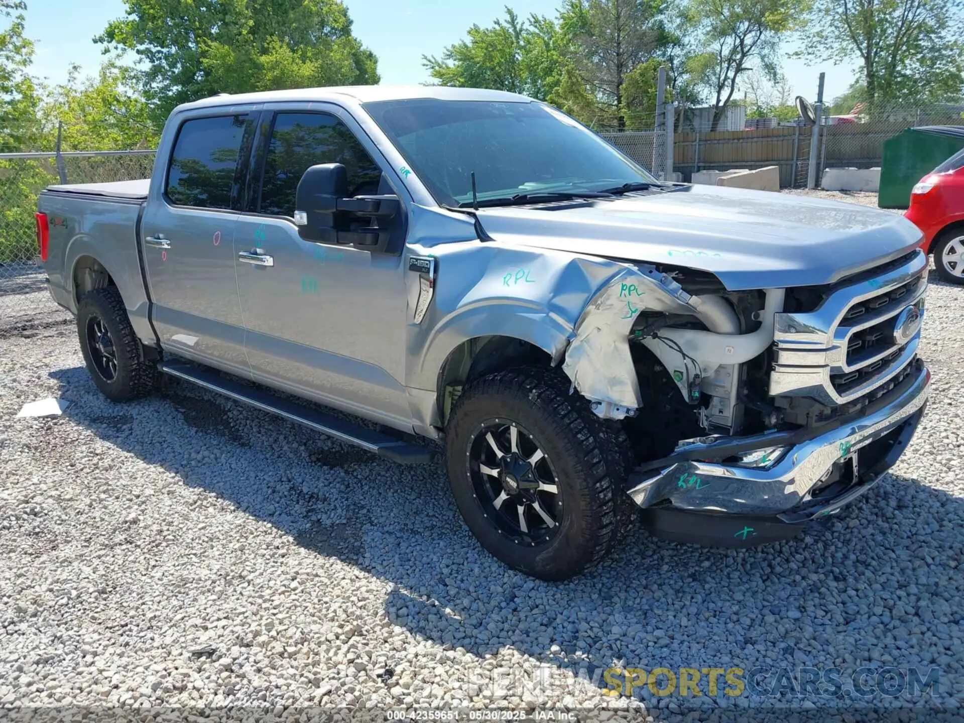 1 Photograph of a damaged car 1FTFW1E84MFA23104 FORD F-150 2021