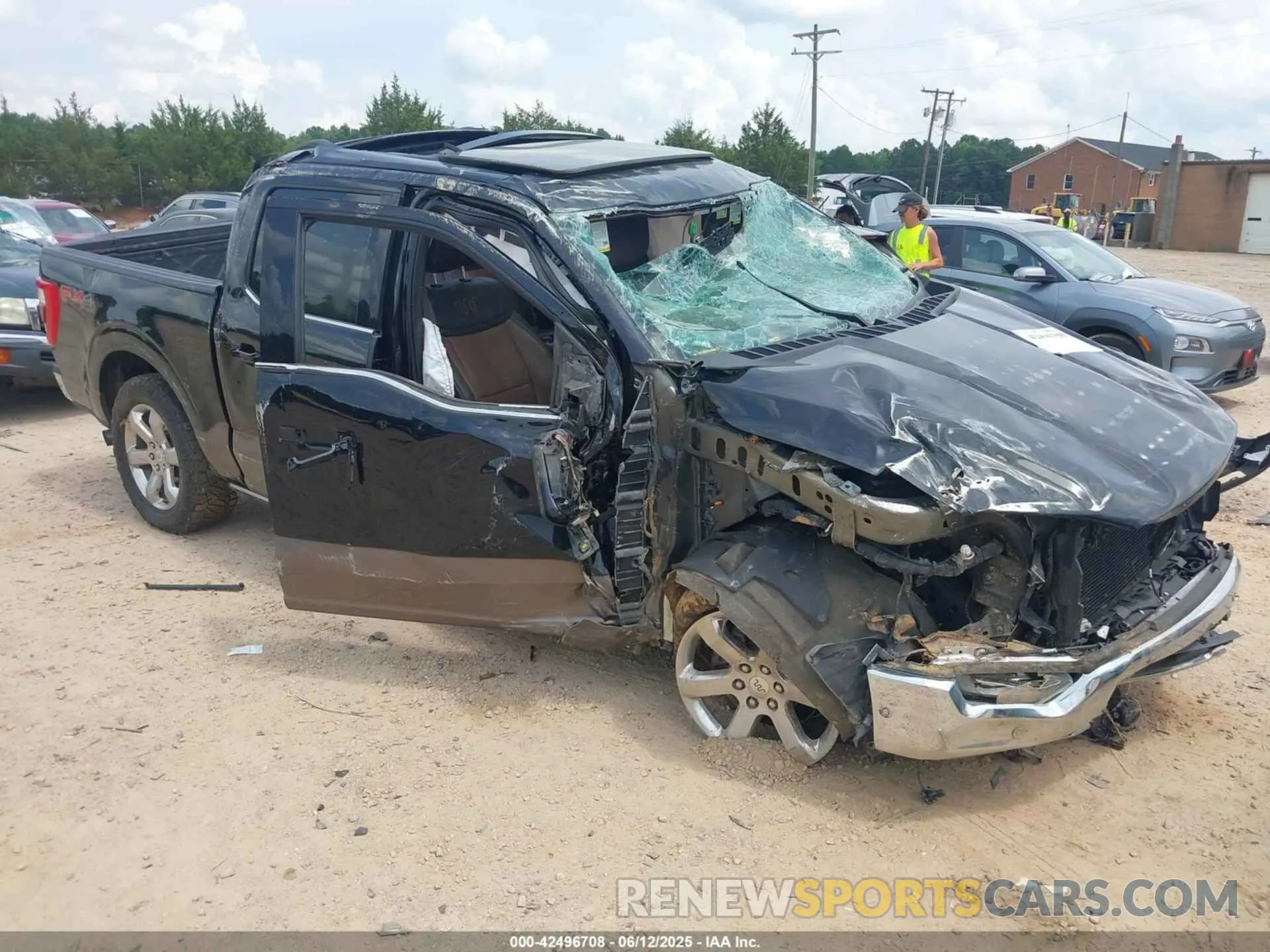 1 Photograph of a damaged car 1FTFW1E84MFC84796 FORD F-150 2021