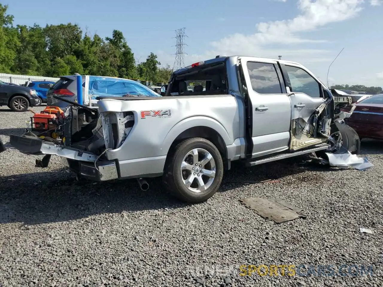 3 Photograph of a damaged car 1FTFW1E84MKD93671 FORD F-150 2021
