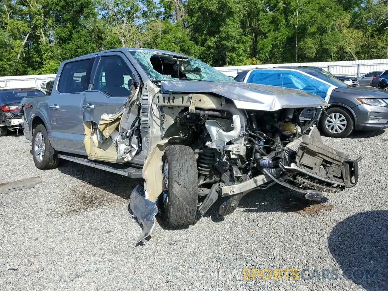 4 Photograph of a damaged car 1FTFW1E84MKD93671 FORD F-150 2021
