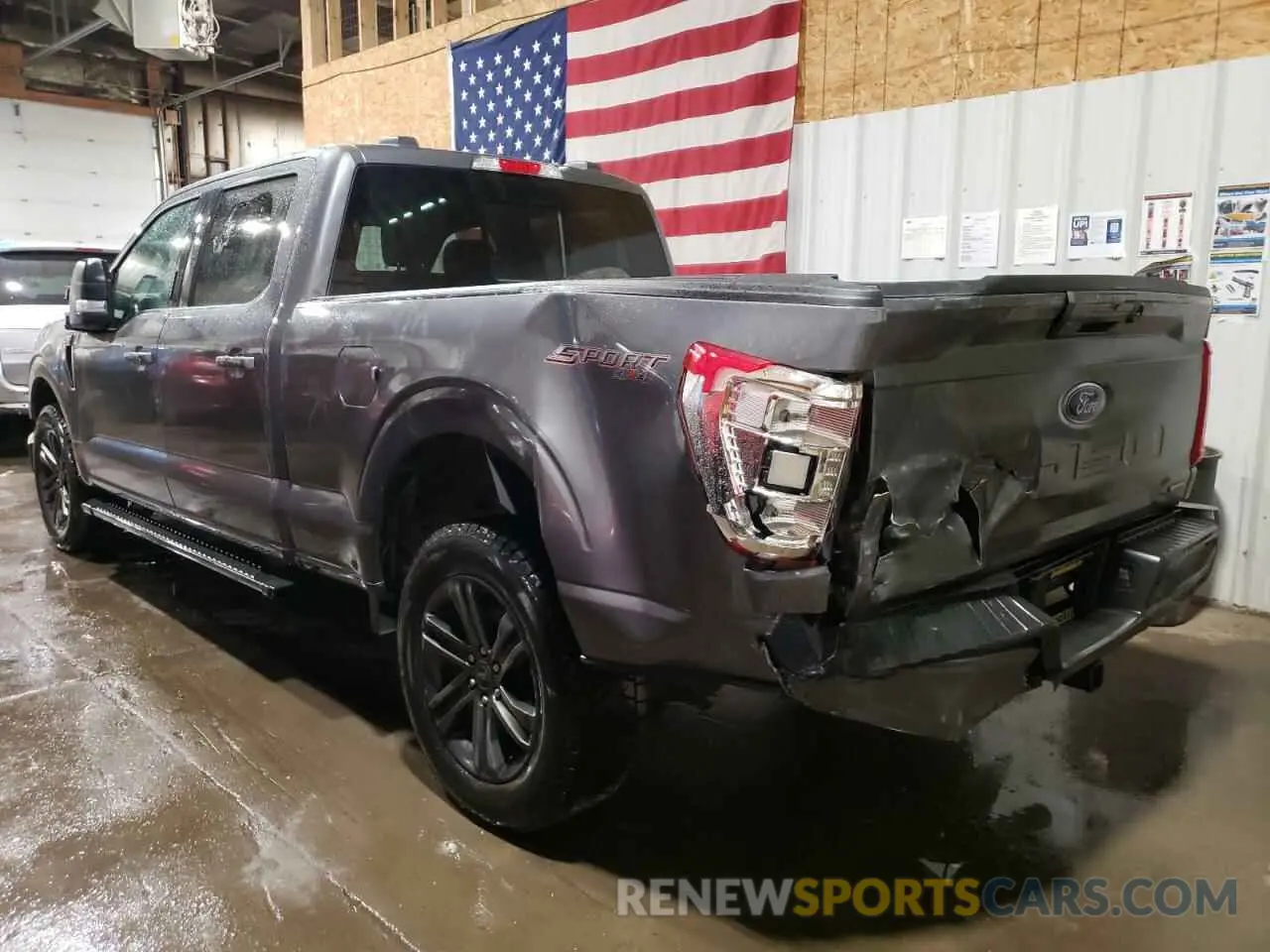 2 Photograph of a damaged car 1FTFW1E85MFA79276 FORD F-150 2021
