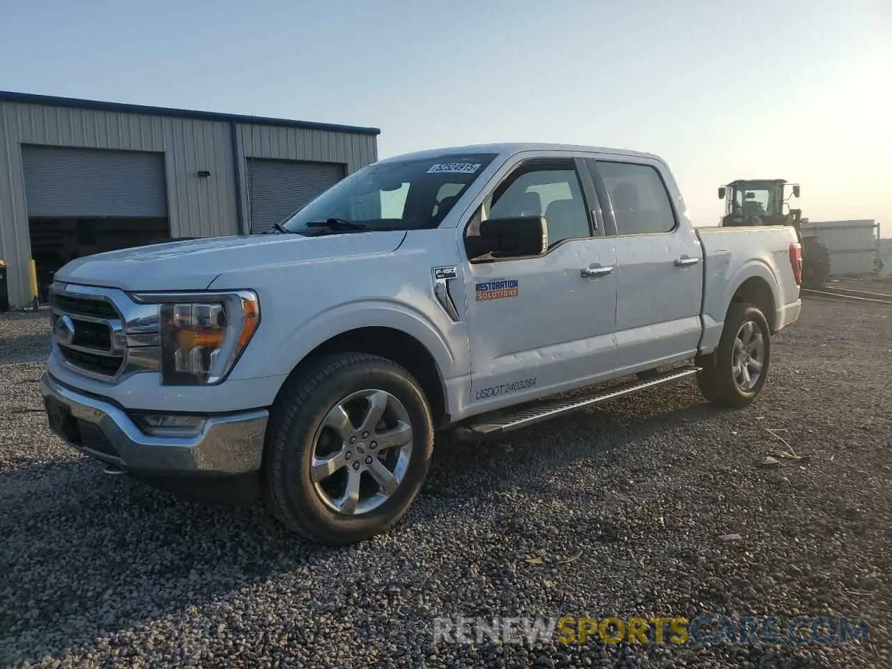 1 Photograph of a damaged car 1FTFW1E85MKE06539 FORD F-150 2021