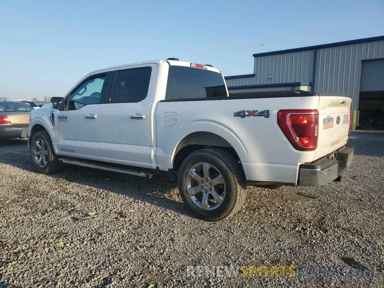 2 Photograph of a damaged car 1FTFW1E85MKE06539 FORD F-150 2021