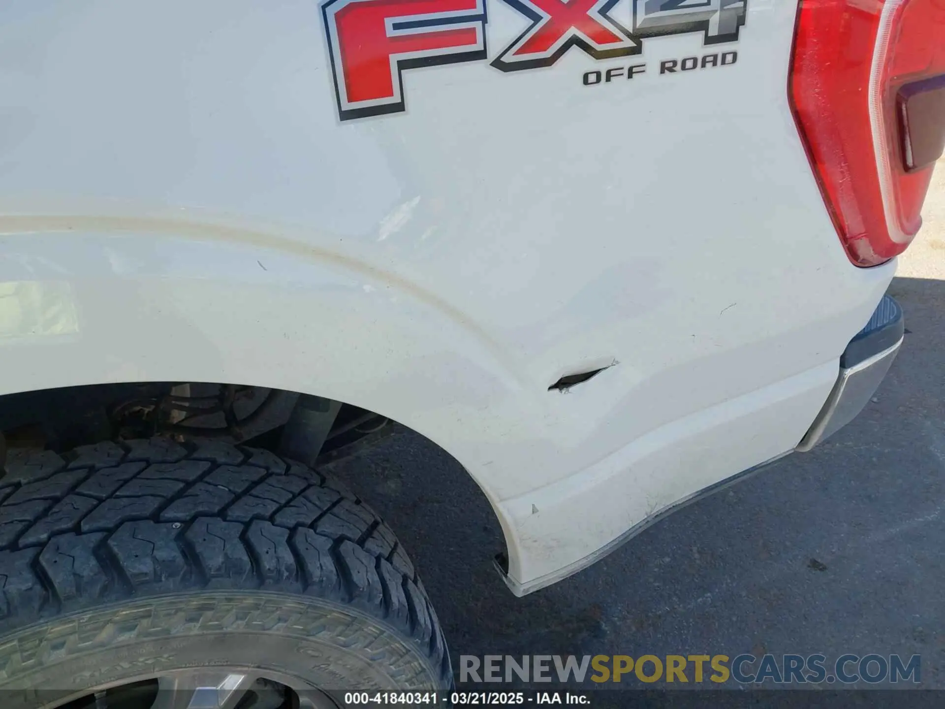 6 Photograph of a damaged car 1FTFW1E86MFC72651 FORD F-150 2021