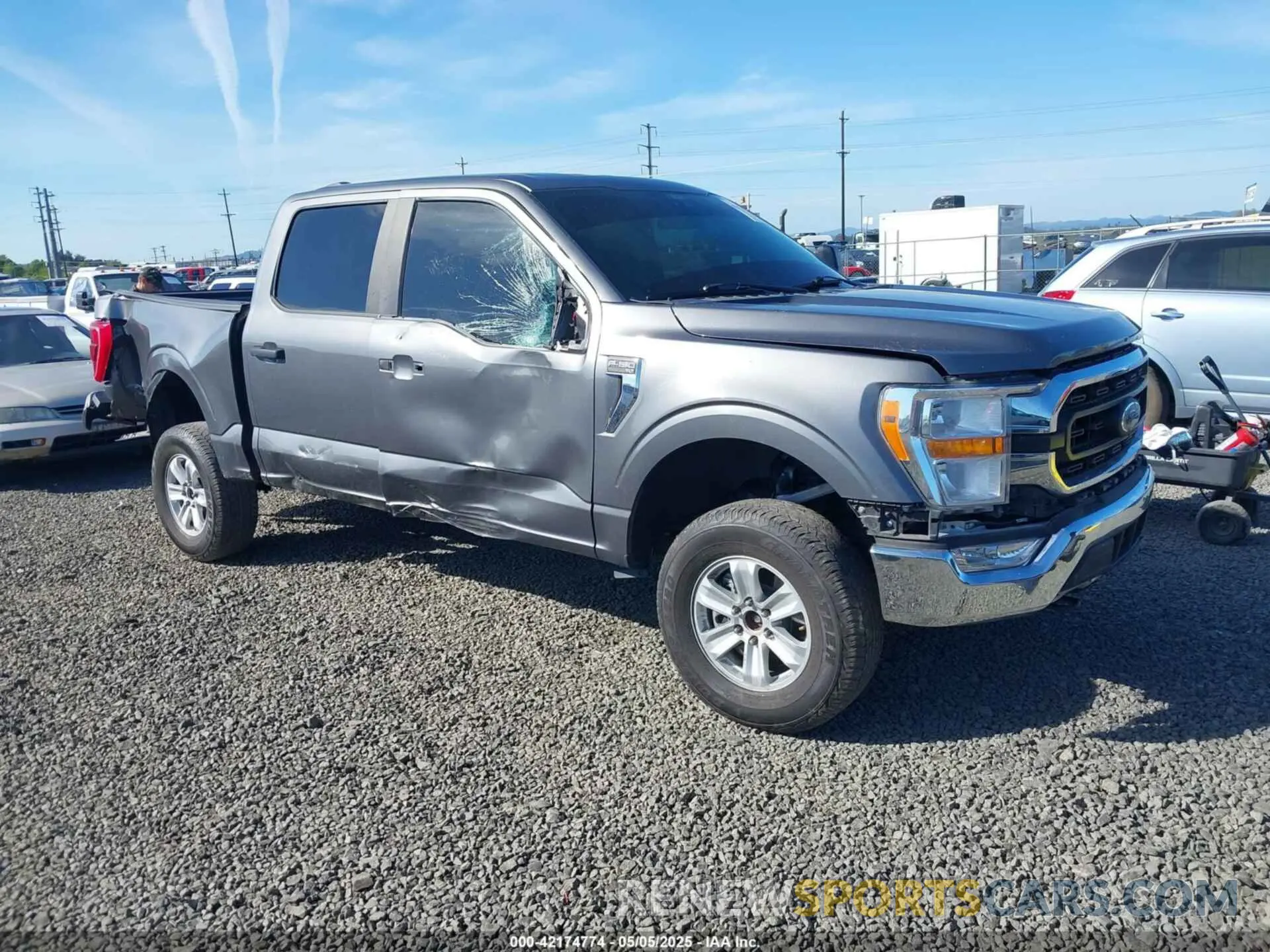 1 Photograph of a damaged car 1FTFW1E86MKD57397 FORD F-150 2021
