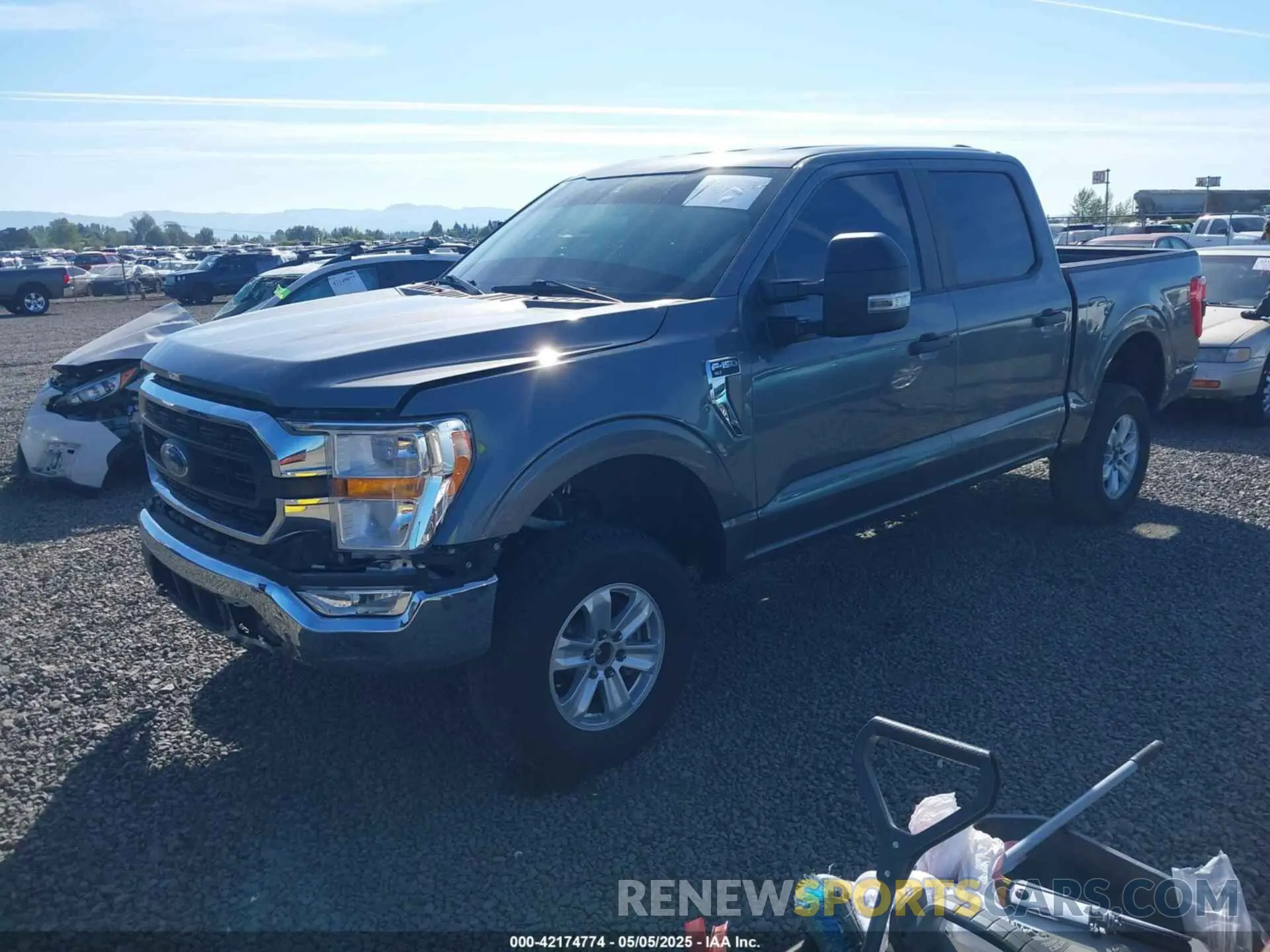 2 Photograph of a damaged car 1FTFW1E86MKD57397 FORD F-150 2021