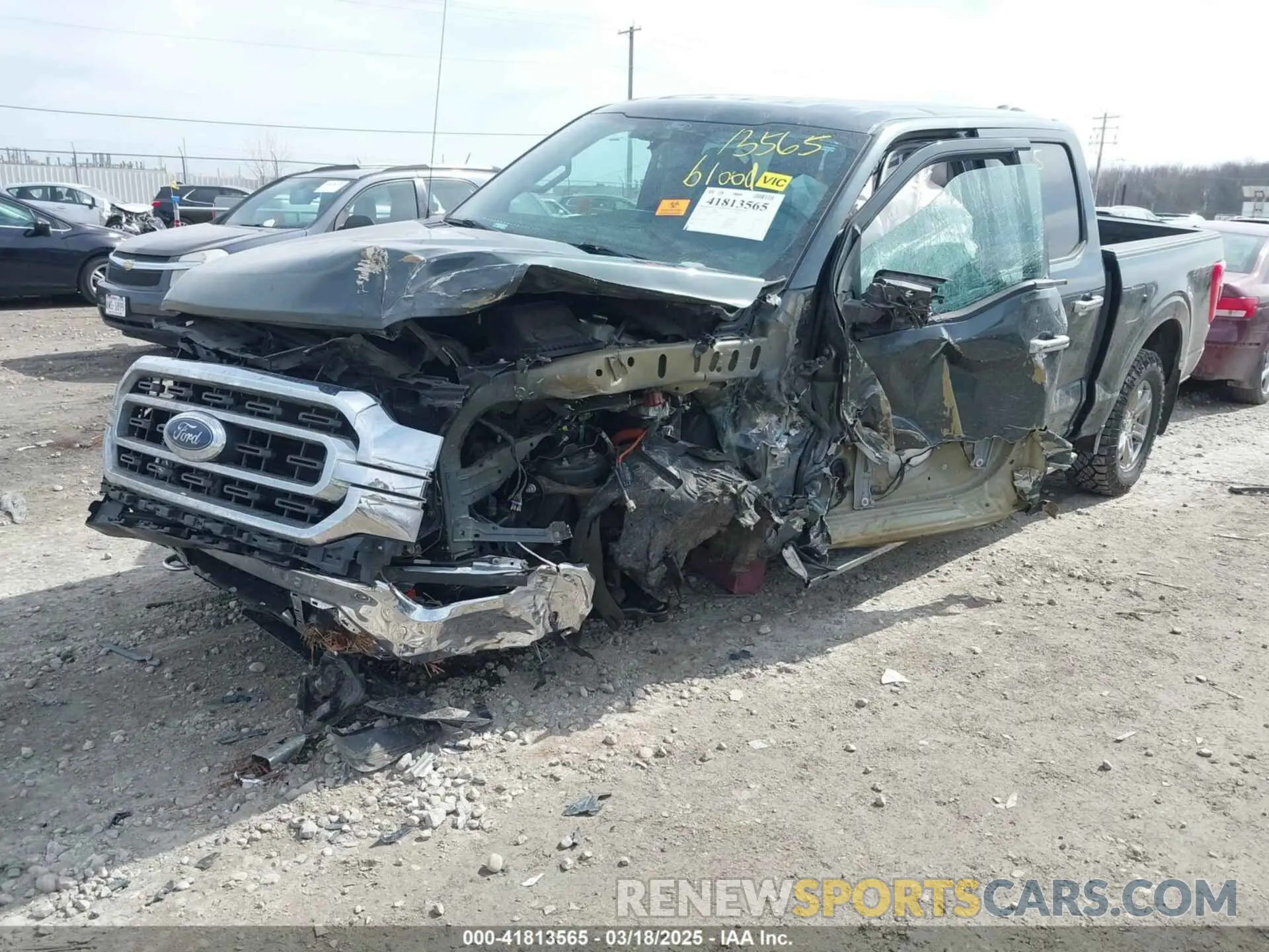 2 Photograph of a damaged car 1FTFW1E86MKD80565 FORD F-150 2021