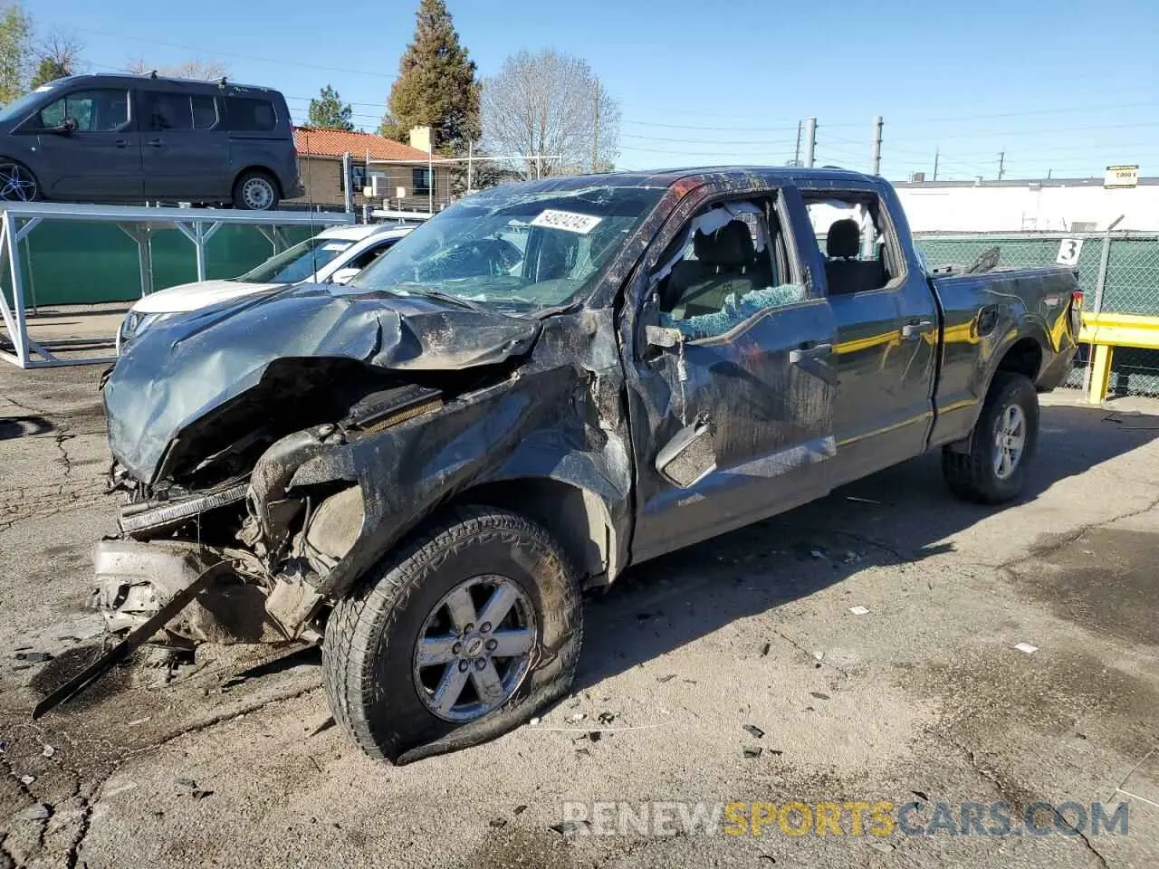 1 Photograph of a damaged car 1FTFW1E86MKE19767 FORD F-150 2021