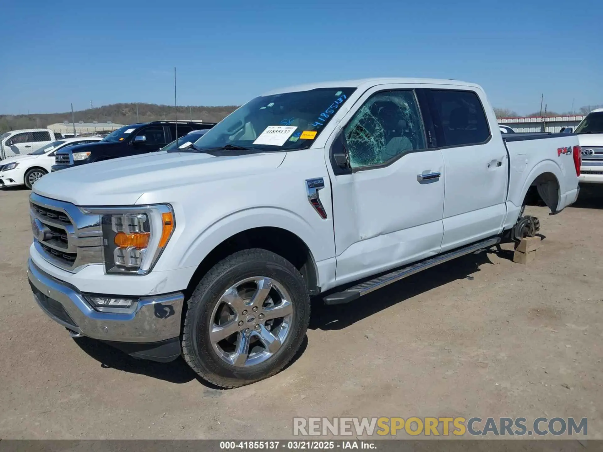 2 Photograph of a damaged car 1FTFW1E86MKE92315 FORD F-150 2021