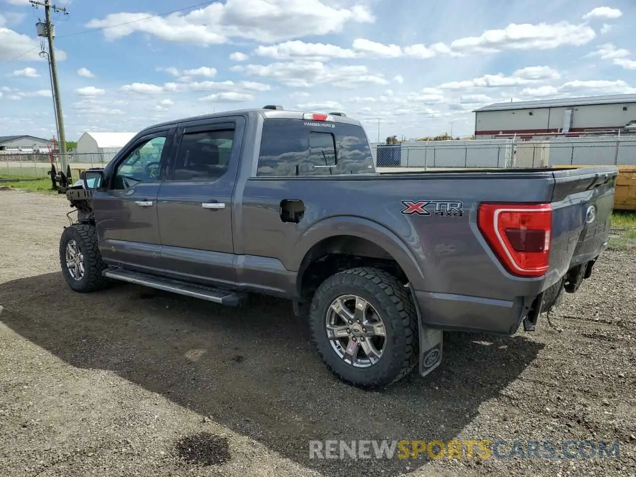 2 Photograph of a damaged car 1FTFW1E87MFA62933 FORD F-150 2021
