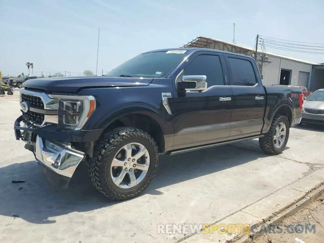 1 Photograph of a damaged car 1FTFW1E87MFB36383 FORD F-150 2021