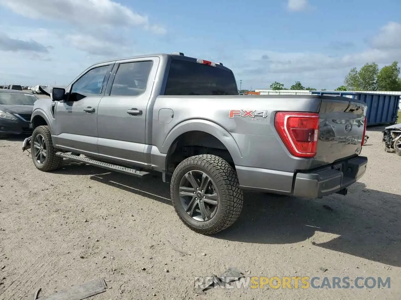 2 Photograph of a damaged car 1FTFW1E87MFB91416 FORD F-150 2021