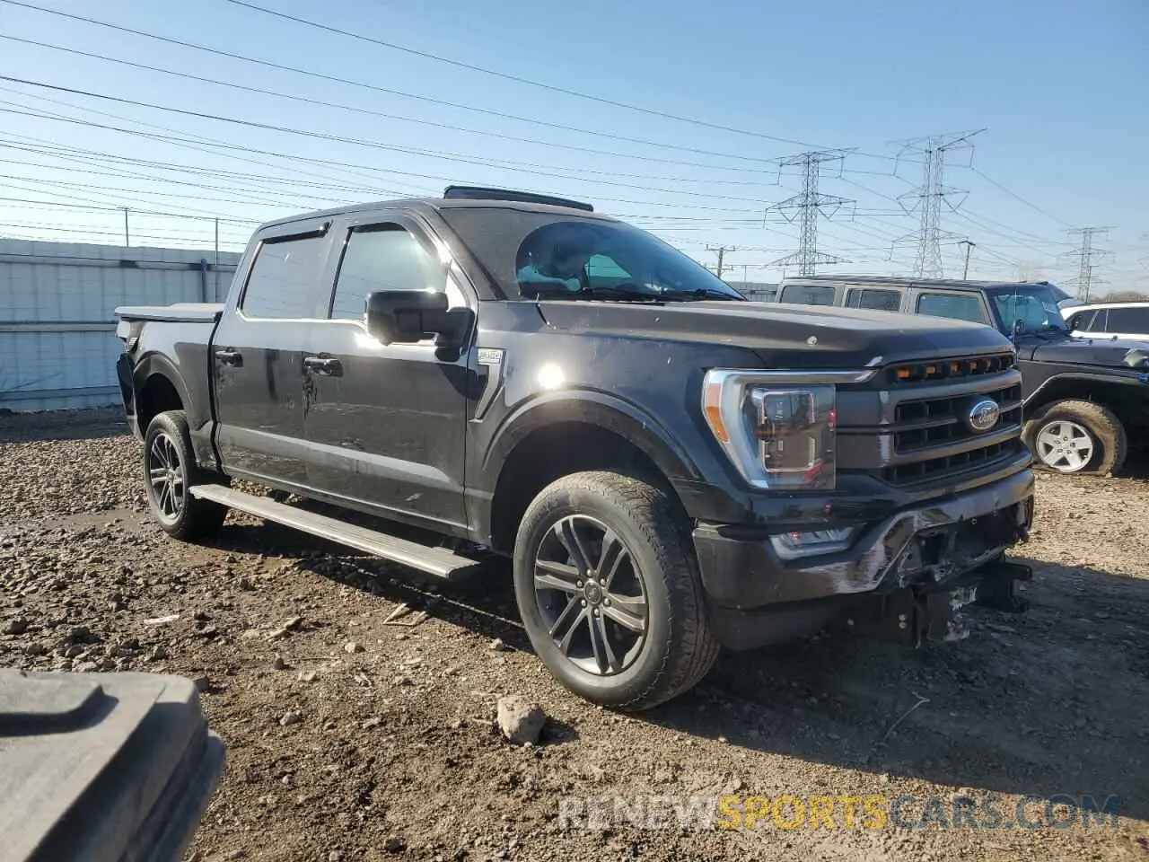 4 Photograph of a damaged car 1FTFW1E87MFC01538 FORD F-150 2021