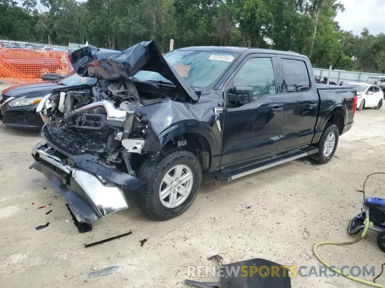 1 Photograph of a damaged car 1FTFW1E87MFC37293 FORD F-150 2021