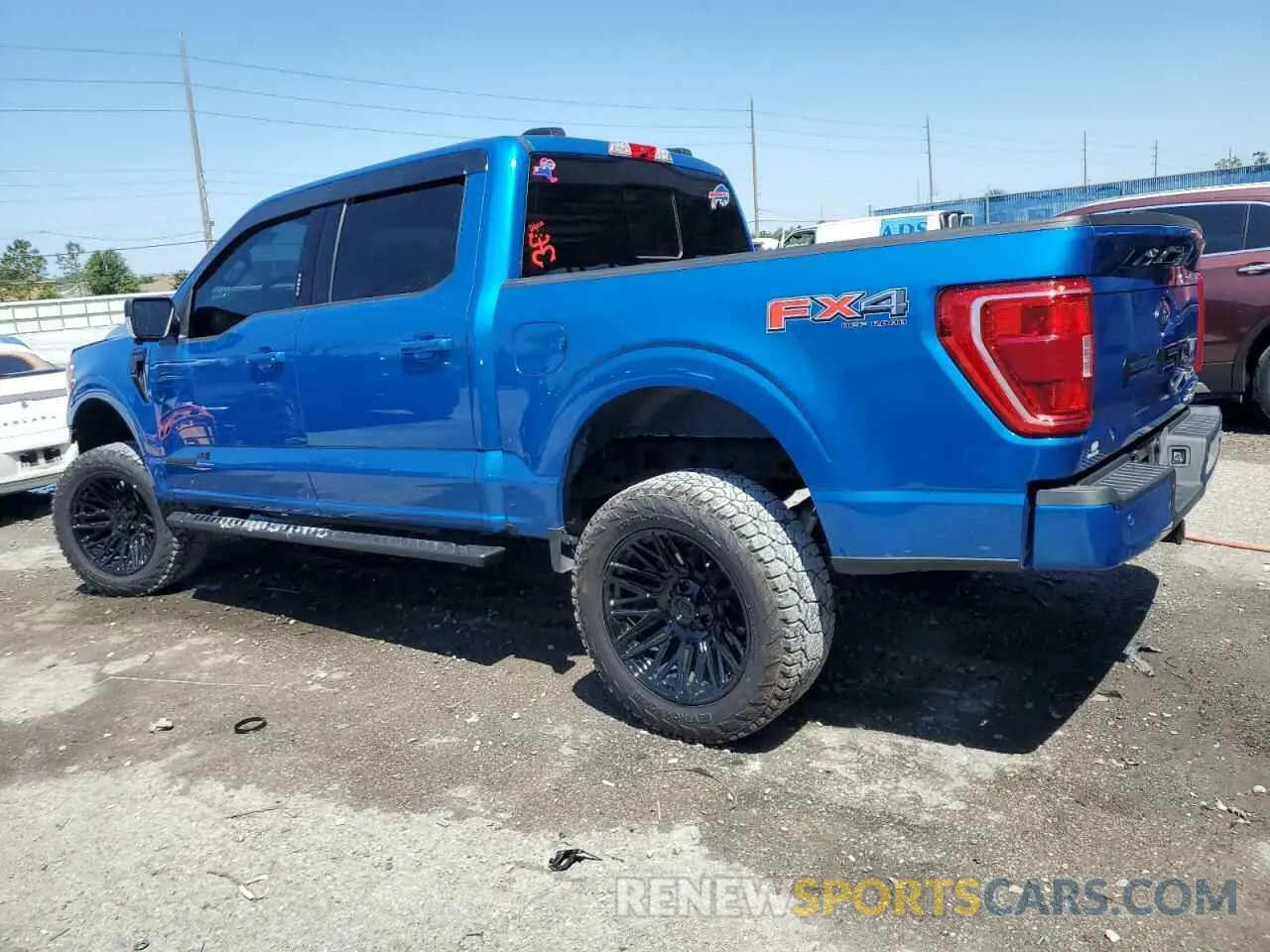 2 Photograph of a damaged car 1FTFW1E87MFC61027 FORD F-150 2021