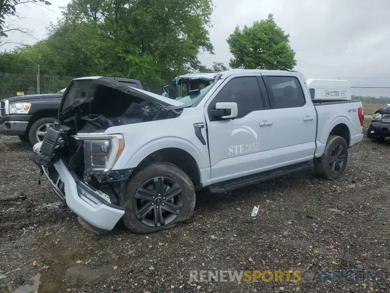 1 Photograph of a damaged car 1FTFW1E87MKD54623 FORD F-150 2021