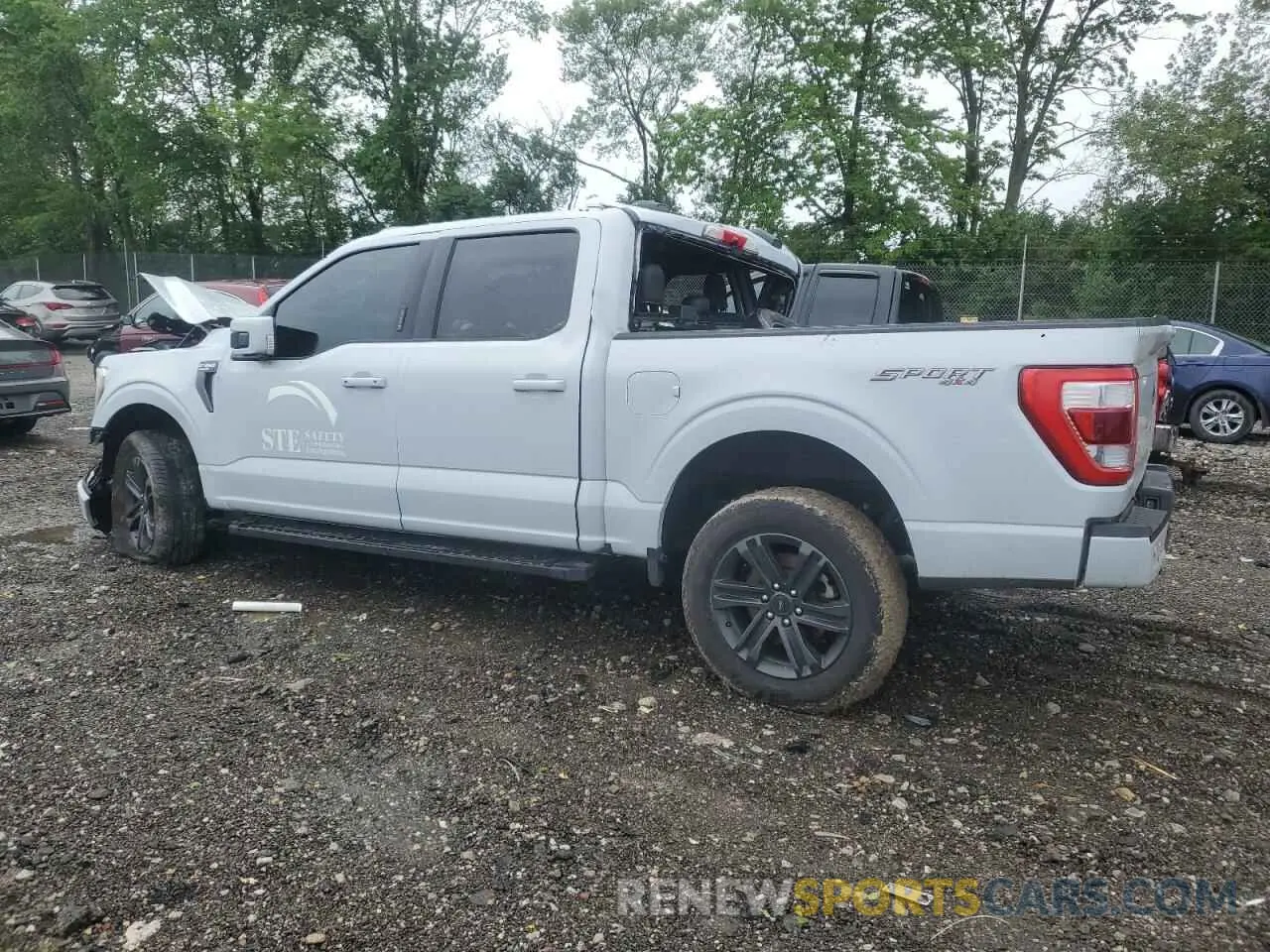 2 Photograph of a damaged car 1FTFW1E87MKD54623 FORD F-150 2021