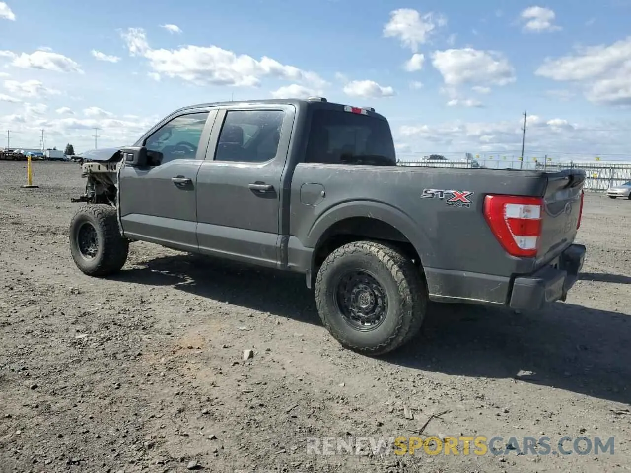2 Photograph of a damaged car 1FTFW1E88MFA53352 FORD F-150 2021