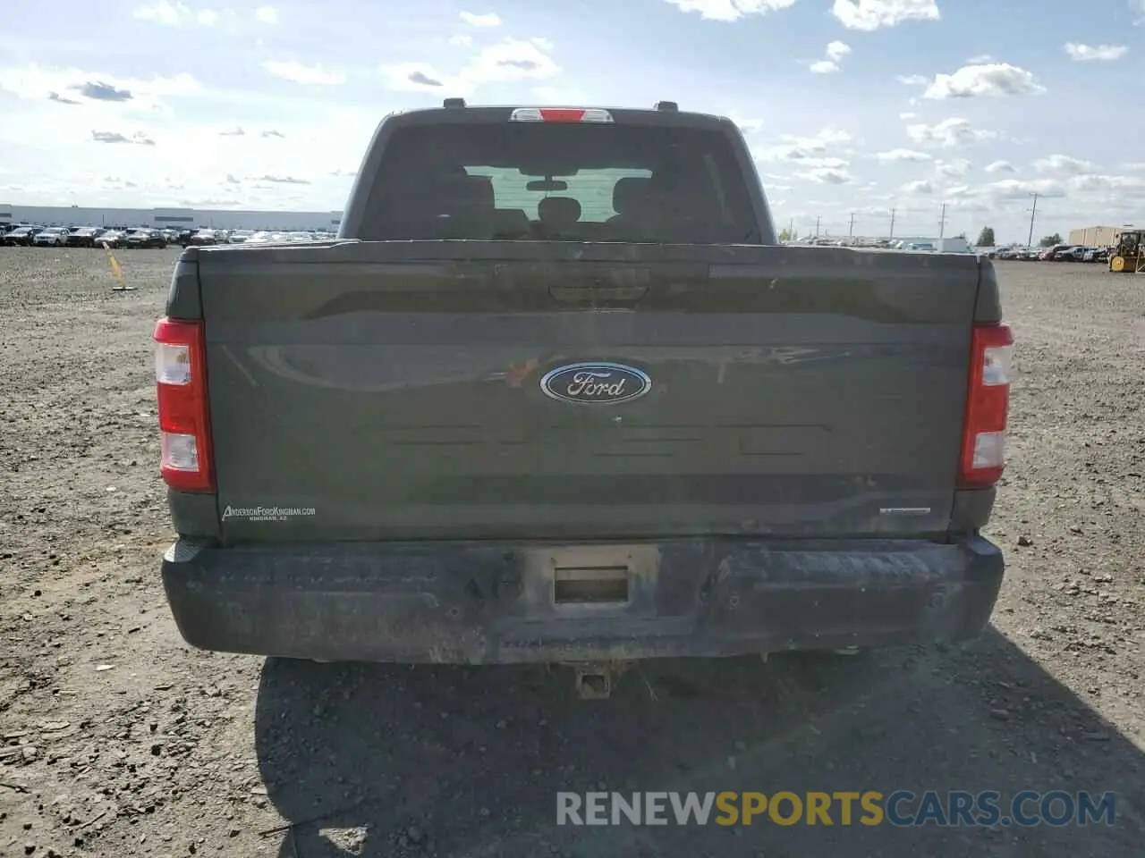 6 Photograph of a damaged car 1FTFW1E88MFA53352 FORD F-150 2021