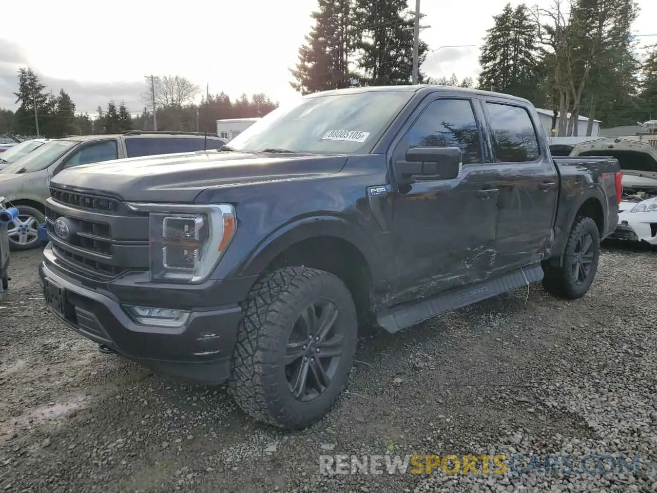 1 Photograph of a damaged car 1FTFW1E88MKE72504 FORD F-150 2021