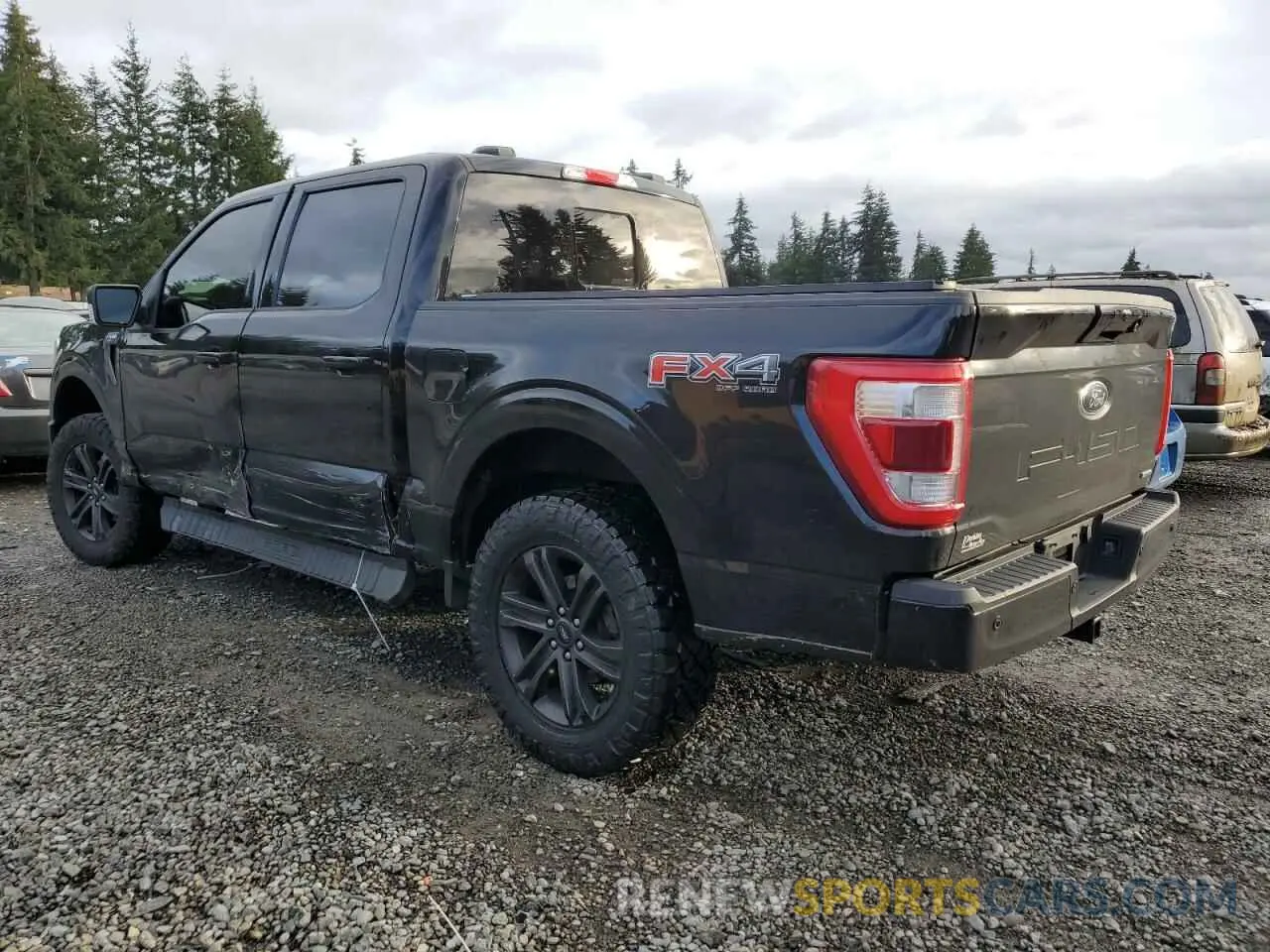 2 Photograph of a damaged car 1FTFW1E88MKE72504 FORD F-150 2021