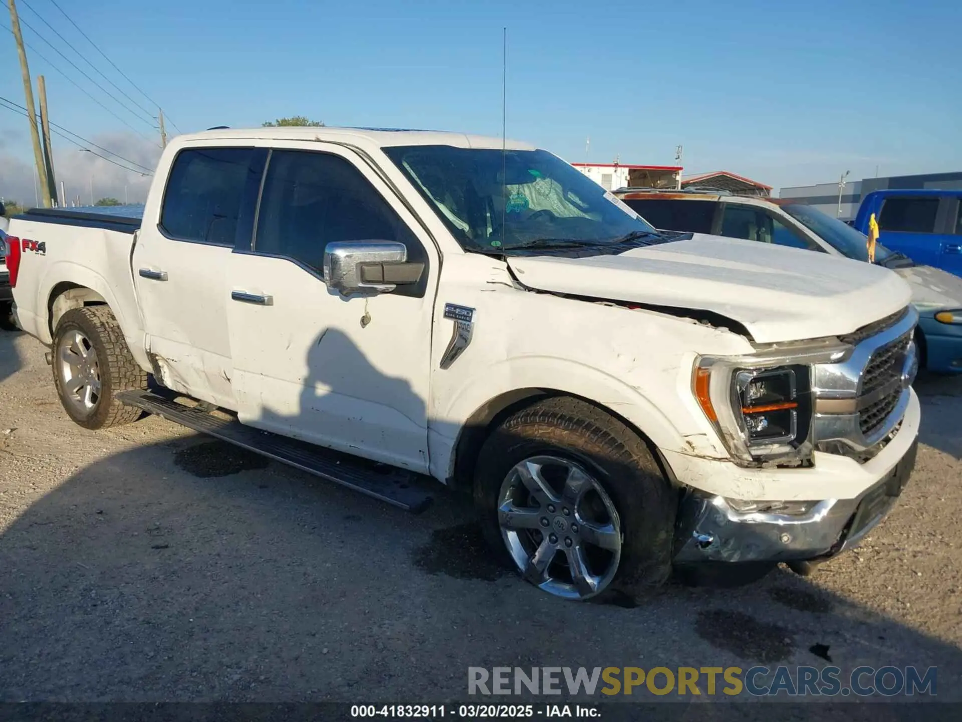 1 Photograph of a damaged car 1FTFW1E89MFB34411 FORD F-150 2021