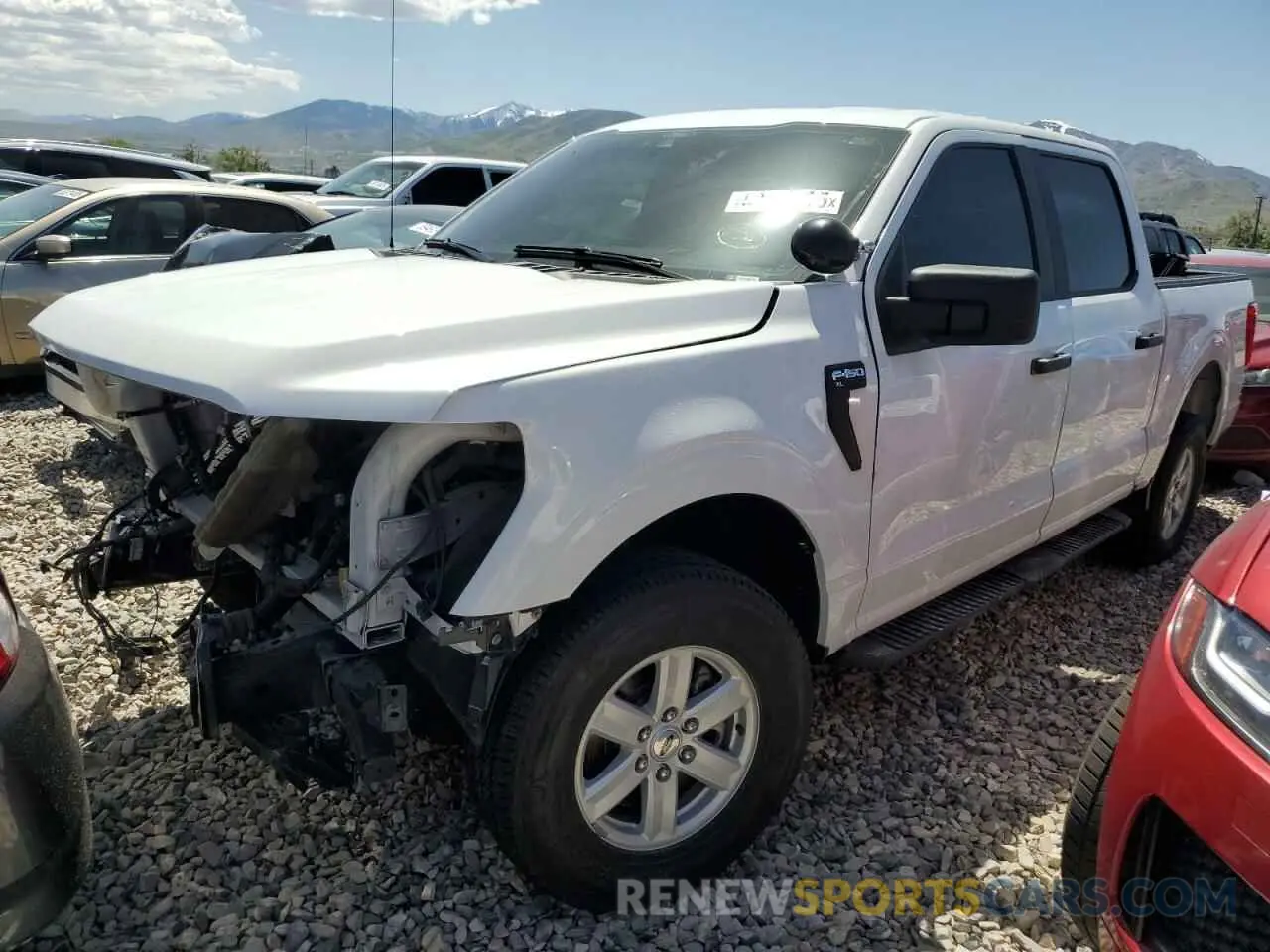 1 Photograph of a damaged car 1FTFW1E89MFB64024 FORD F-150 2021