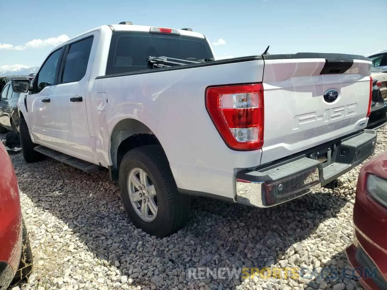 2 Photograph of a damaged car 1FTFW1E89MFB64024 FORD F-150 2021