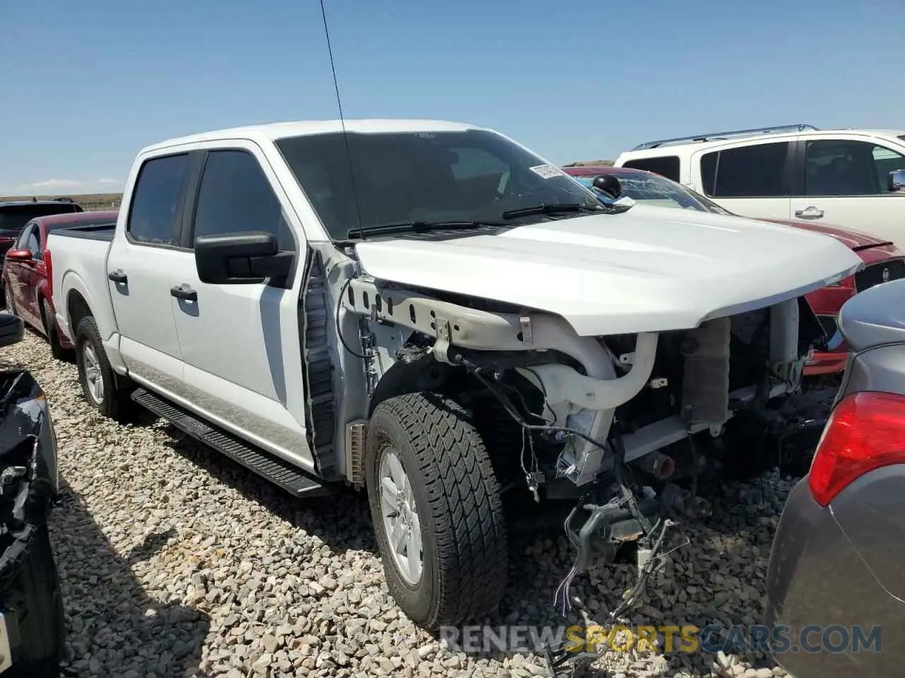 4 Photograph of a damaged car 1FTFW1E89MFB64024 FORD F-150 2021