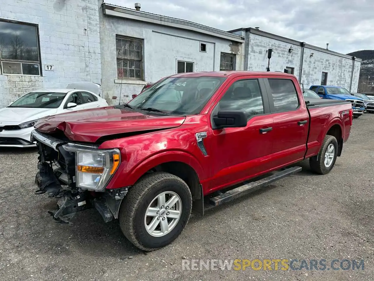 1 Photograph of a damaged car 1FTFW1E89MKD76865 FORD F-150 2021