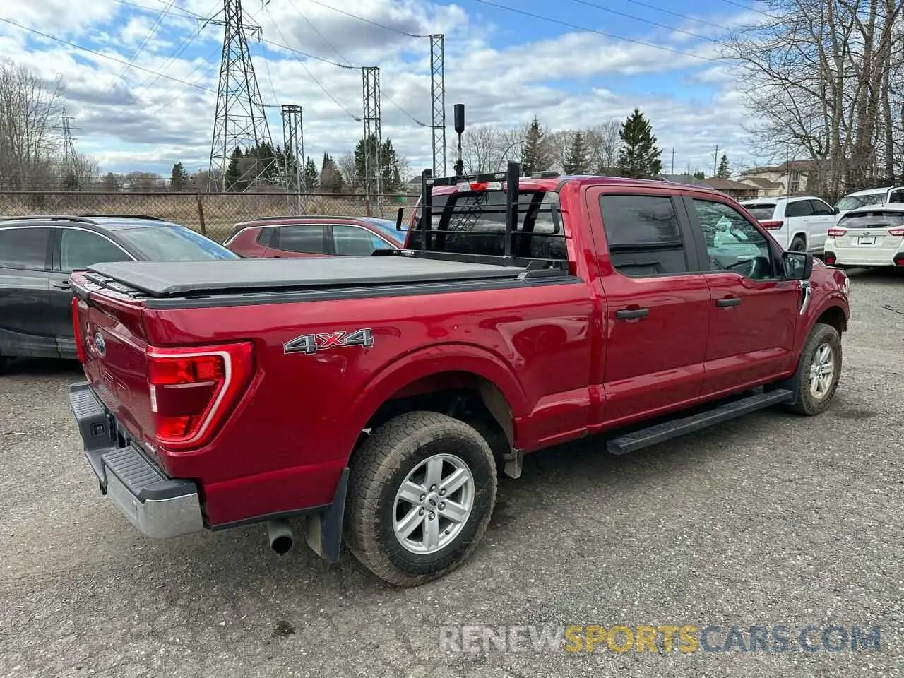 3 Photograph of a damaged car 1FTFW1E89MKD76865 FORD F-150 2021