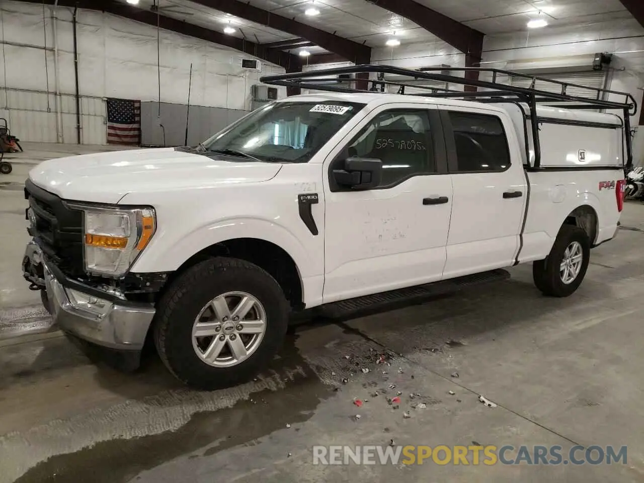 1 Photograph of a damaged car 1FTFW1E8XMKE65151 FORD F-150 2021