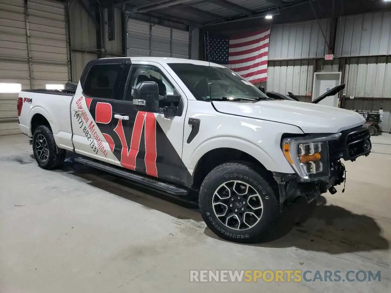 4 Photograph of a damaged car 1FTFW1ED3MFC88433 FORD F-150 2021