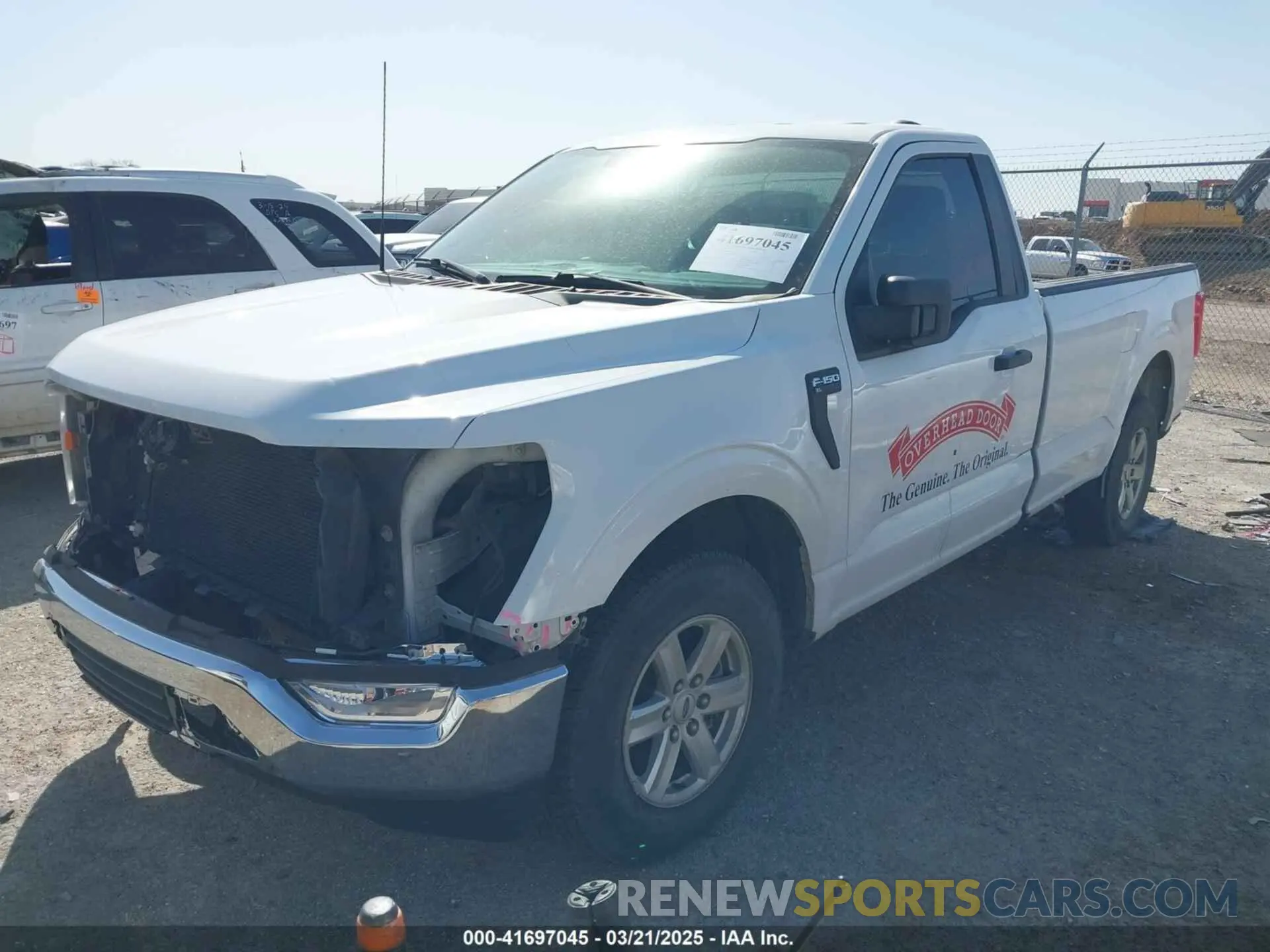 2 Photograph of a damaged car 1FTMF1C54MKE87761 FORD F-150 2021